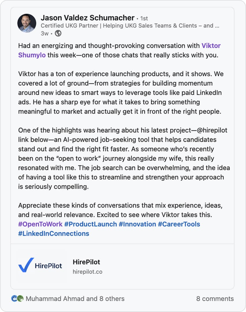 hirepilot feedback 4