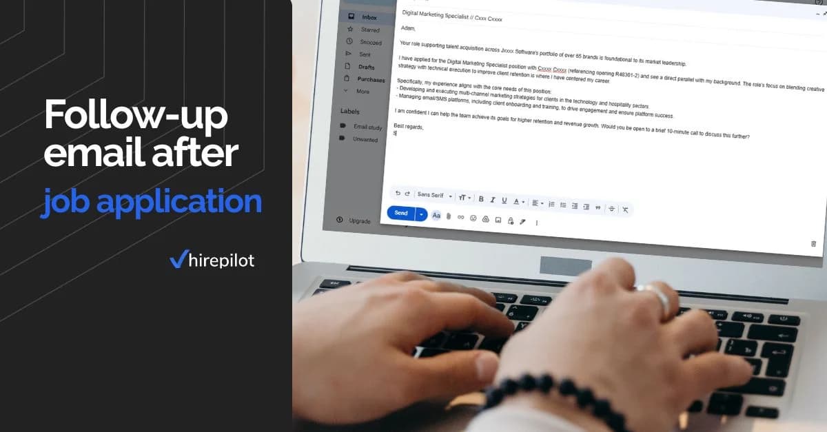 Follow-up email after job application: templates for every situation