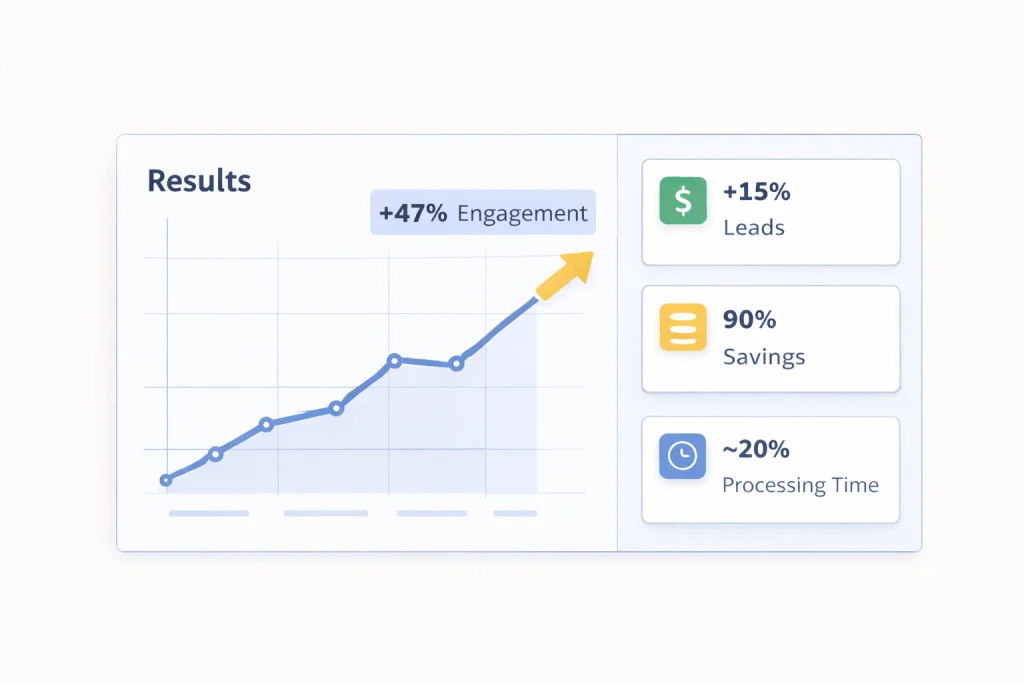 Perfect resume example highlighting measurable results and performance metrics instead of responsibilities