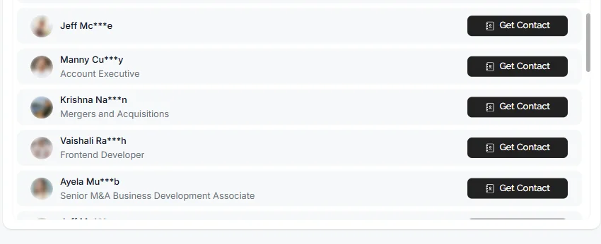 HirePilot showing hiring manager contacts to reach out to after a job application