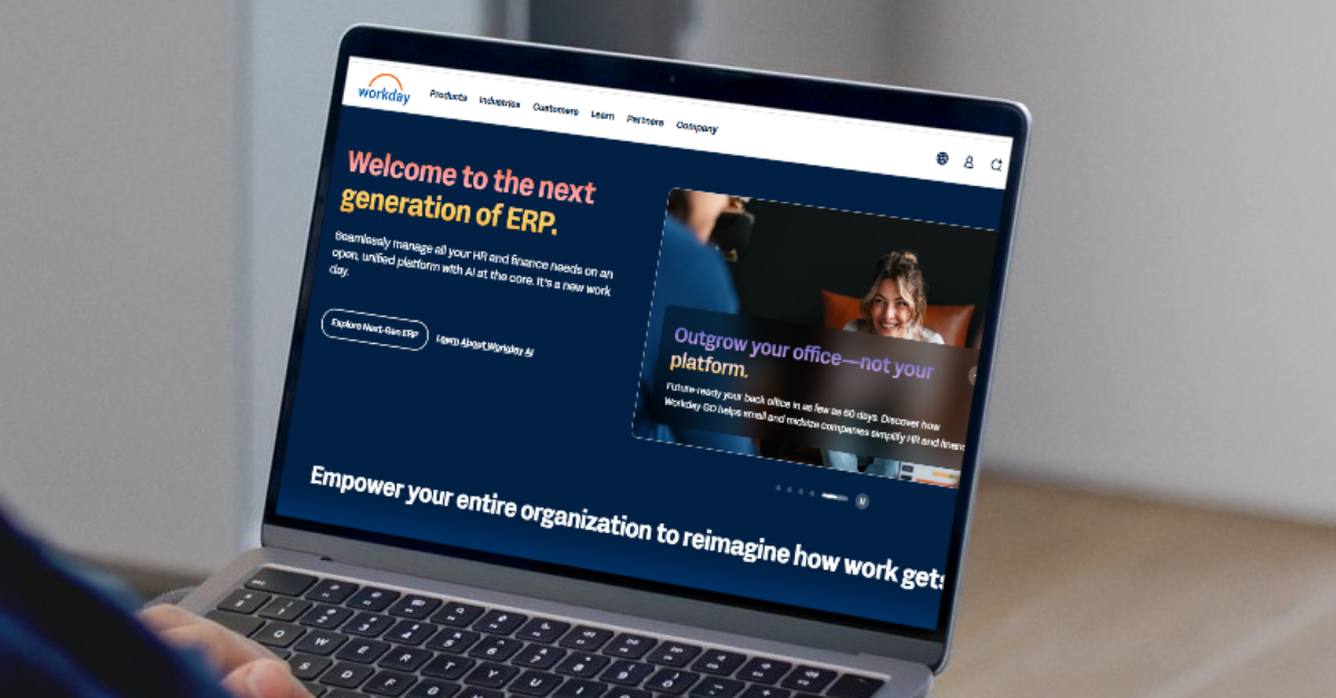Workday application status interface displayed on laptop screen showing enterprise job application portal